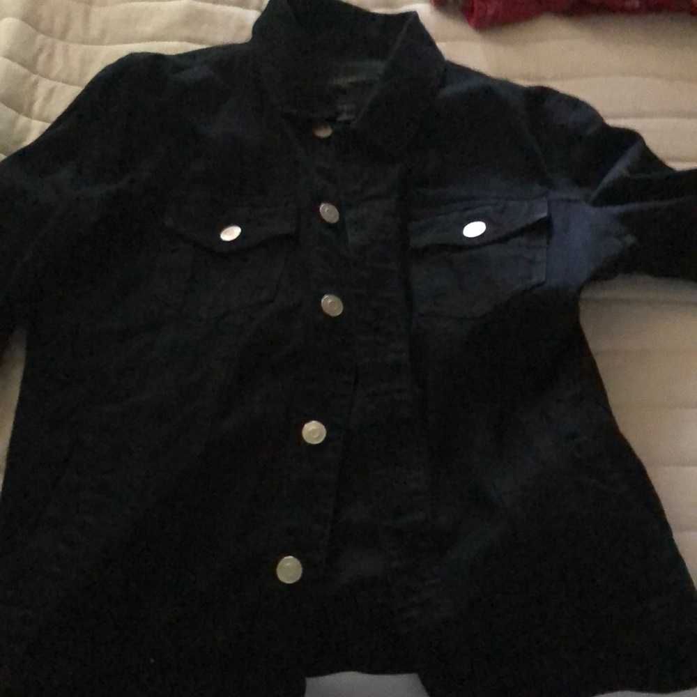 Black jeans jacket